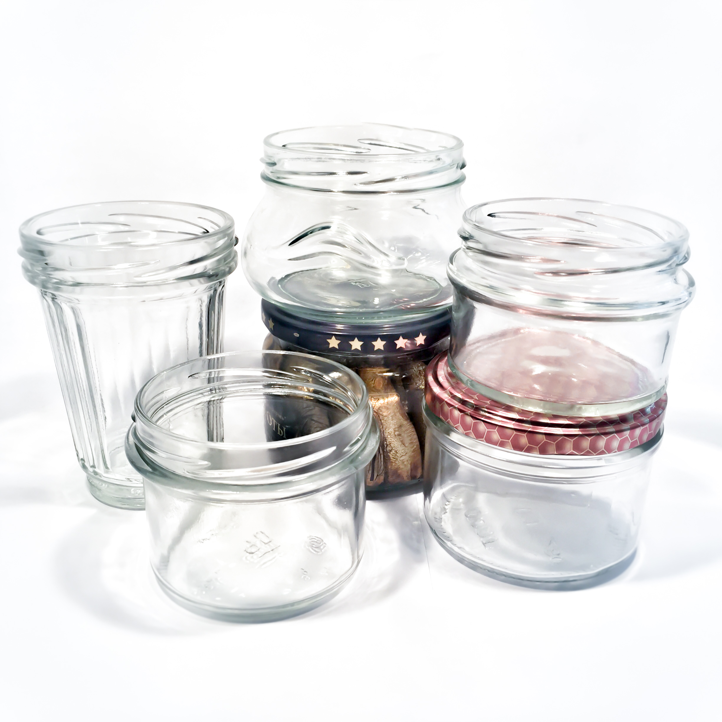 Glass jars